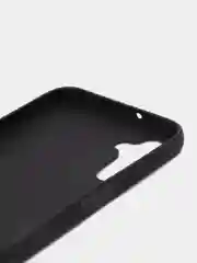 Угольный чехол для Samsung Galaxy A24 (Самсунг Галакси А24), силиконовый, матовый