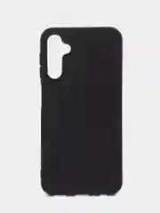Угольный чехол для Samsung Galaxy A24 (Самсунг Галакси А24), силиконовый, матовый