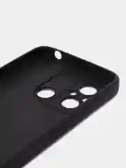 Угольный чехол для Xiaomi Redmi 12C (Сяоми Редми 12С), силиконовый, матовый