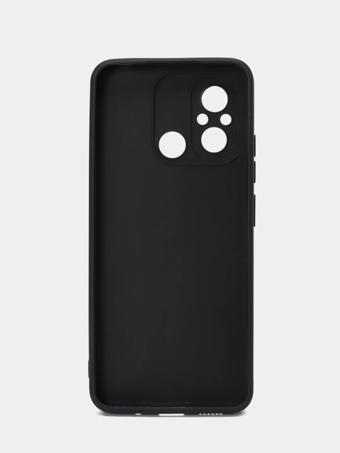 Угольный чехол для Xiaomi Redmi 12C (Сяоми Редми 12С), силиконовый, матовый