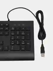 Клавиатура SunWind SW-KB300, USB, c подставкой для запястий, черный