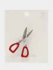 Прозрачный брошь "Ножницы"