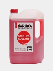 Антифриз для автомобилей Sakura Red, 5 кг