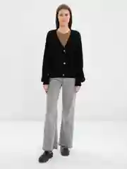 Зелёный хаки кардиган