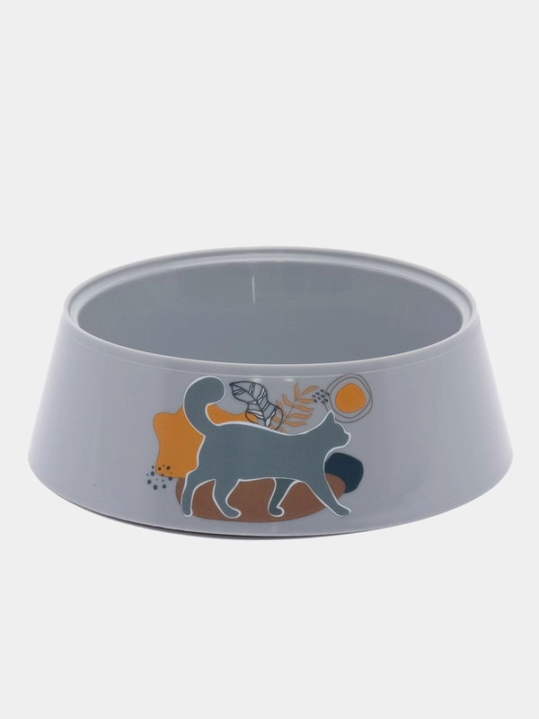 Миска для животных Cats, 0,3 л, серая
