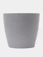 Серый кашпо / горшок для цветов с поддоном, Дюна Idea