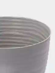 Серый кашпо / горшок для цветов с поддоном, Дюна Idea