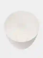 Белый кашпо / горшок для цветов с поддоном, Дюна Idea