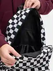 Угольный рюкзак в шахматную клетку, унисекс