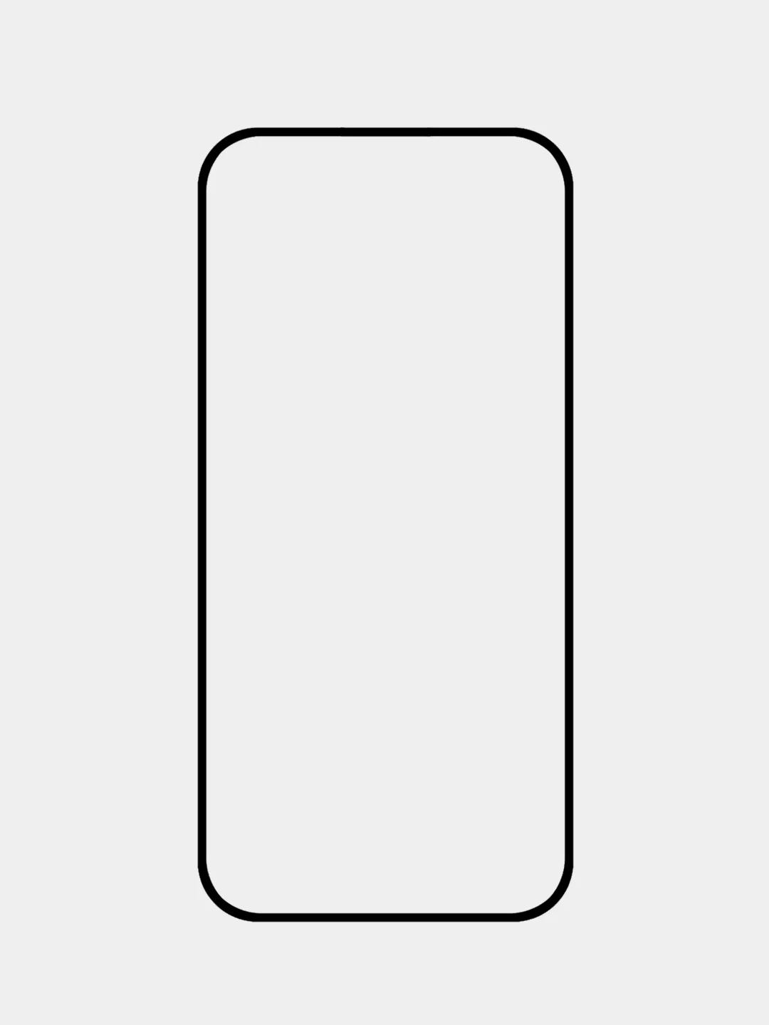 Защитное стекло для Apple iPhone 15 Pro, на весь экран