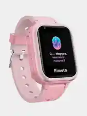 Розовый детские смарт-часы Aimoto IQ 4G с голосовым помощником Маруся