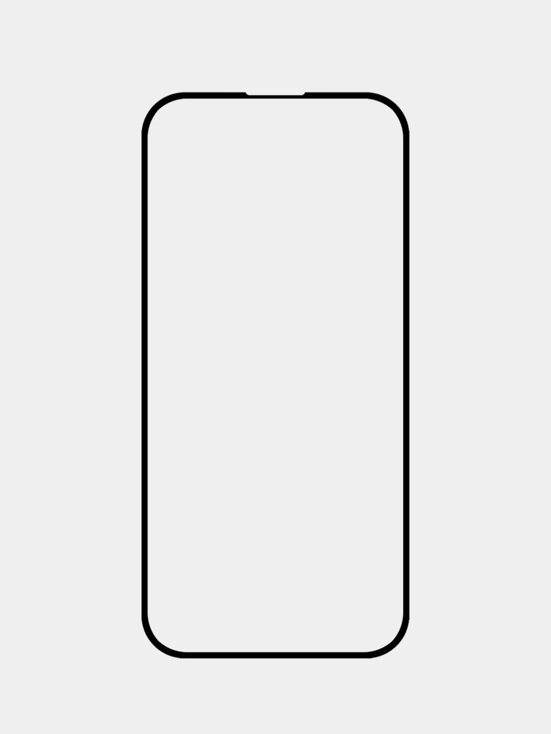 Защитное стекло для Apple iPhone 15 / Apple iPhone 14 Pro, на весь экран