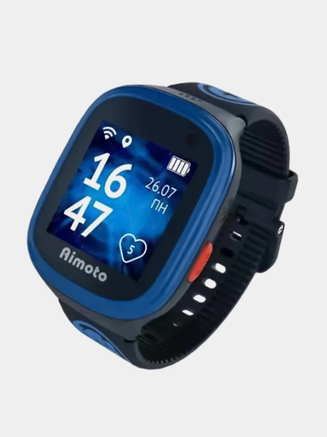 Черный детские смарт-часы Aimoto Marvel Герой, 2G/GPS