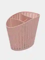 Розовый сушилка для столовых приборов ВЯЗАНИЕ IDEA