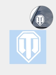 Наклейка на авто World of Tanks, 17 х 14 см