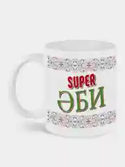 Кружка с принтом Супер Эби