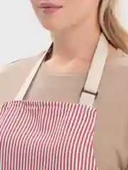 Красный фартук универсальный для кухни, мастеров, флористов