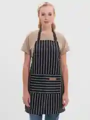 Белый фартук универсальный для кухни, мастеров, флористов