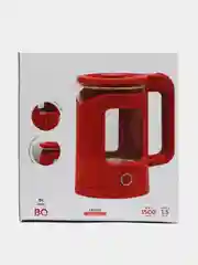 Красный электрический чайник BQ KT2000G, 1.5 л, 500 Вт