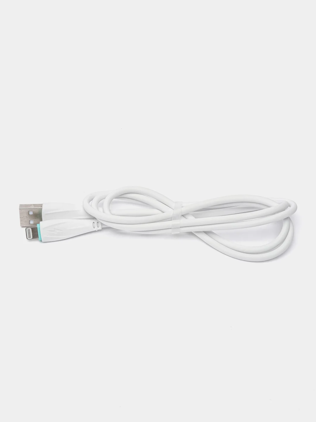 Белый зарядный кабель Lightning USB для iPhone, зарядное устройство на айфон, 1 метр