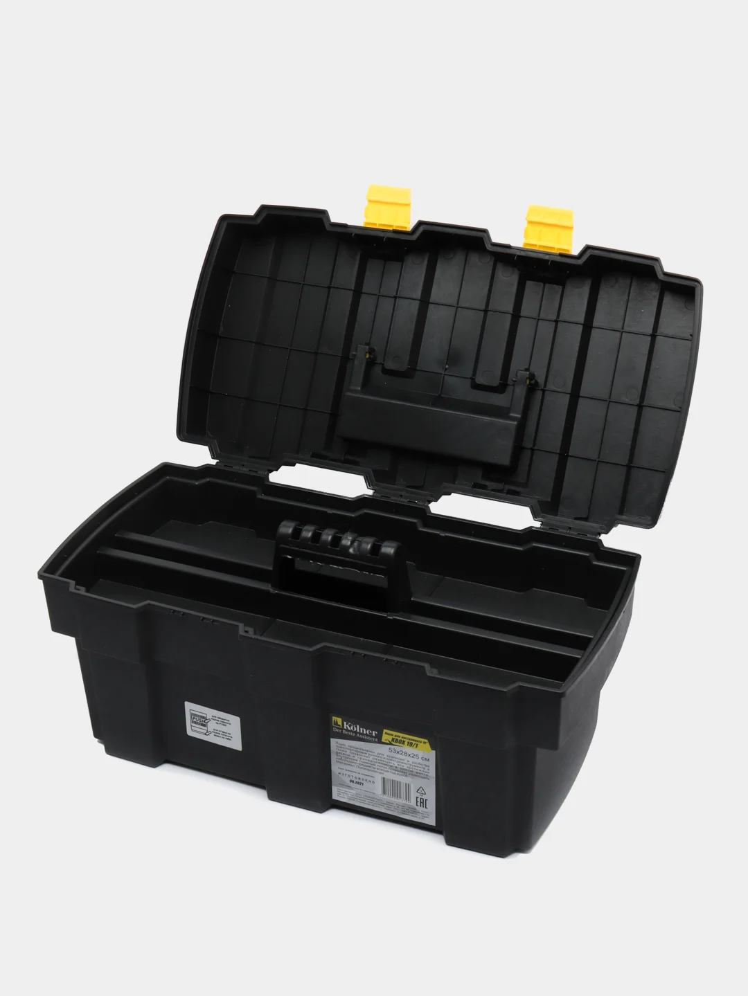 Ящик для инструментов пластиковый Kolner KBOX19/1, 19", 52,7х28х24,8 см