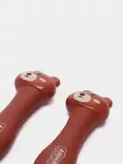 Коричневый детский столовый прибор