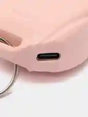 Розовый брелок аккумулятор Powerbank на 1500 мАч, для Айфон и Андроид