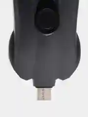 Черный брелок аккумулятор Powerbank на 1500 мАч, для Айфон и Андроид