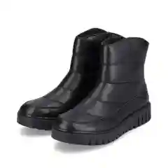 Черный ботинки Rieker зимние, женские