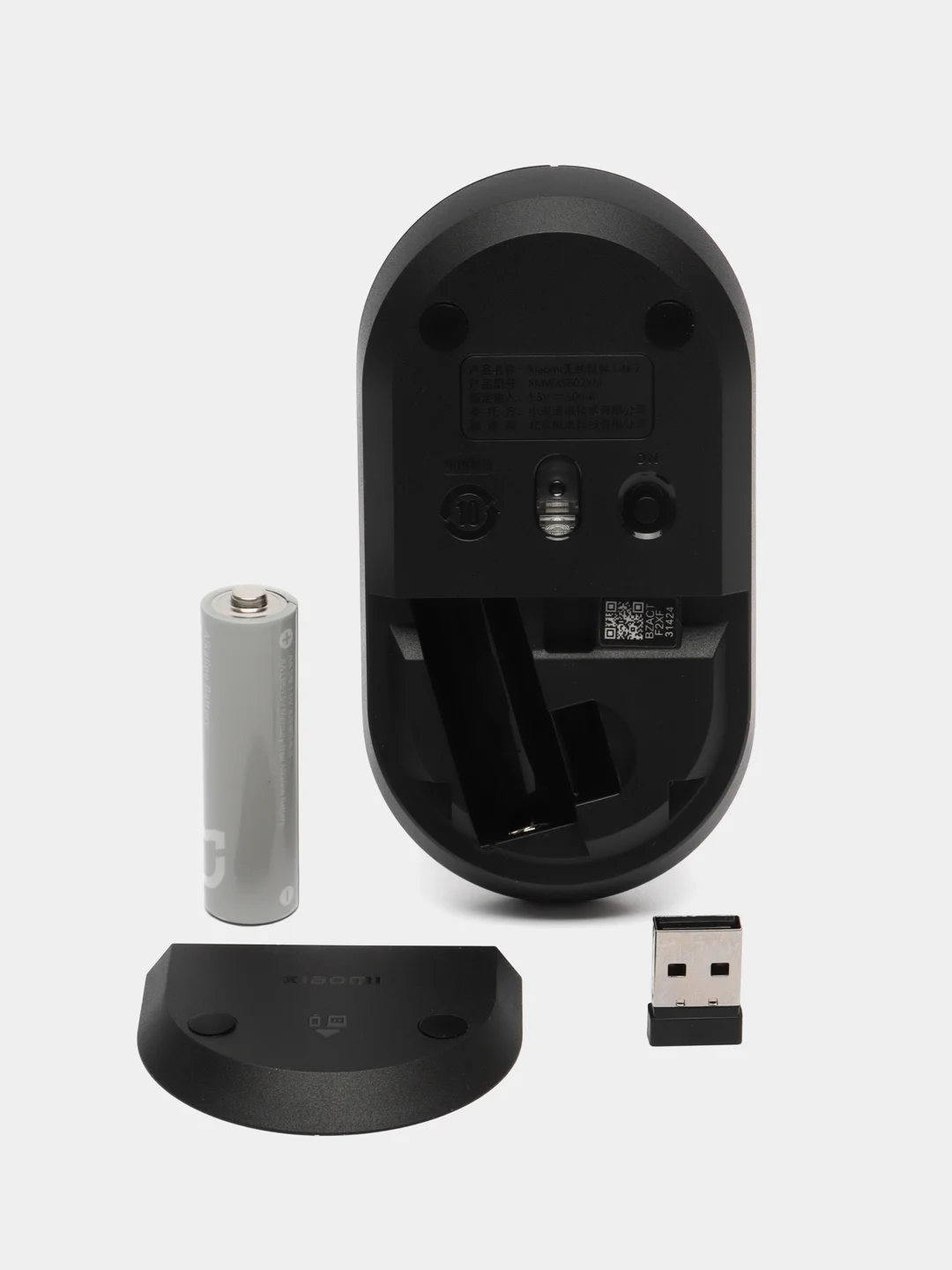 Черный мышь беспроводная Xiaomi Wireless Mouse Lite 2, XMWXSB02YM