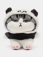 Белый мягкая игрушка Кот-император в костюме, плюшевая, 20 см