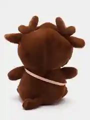 Коричневый мягкая игрушка кошка в костюме, плюшевая с бубенцом, 24 см