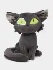 Черный плюшевая кошка аниме / 25 см