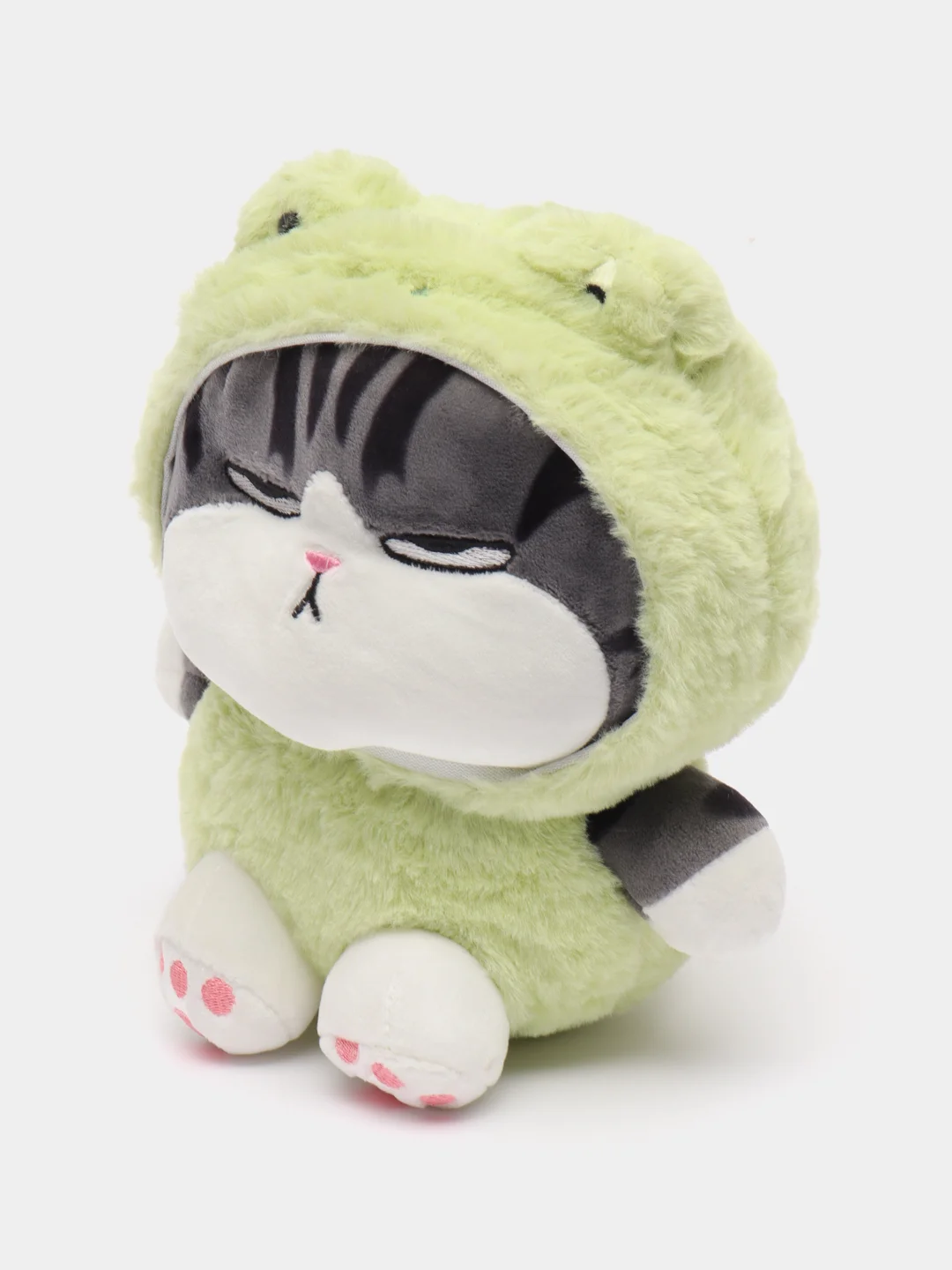 Салатовый мягкая игрушка Кот-император в костюме, плюшевая, 20 см