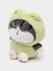 Салатовый мягкая игрушка Кот-император в костюме, плюшевая, 20 см