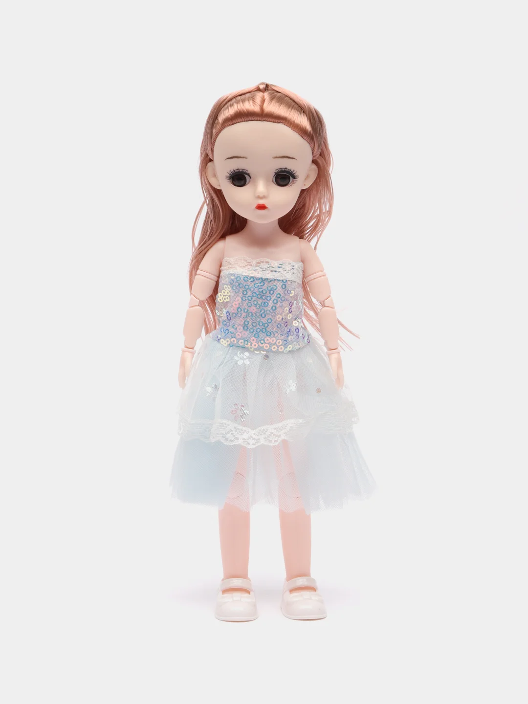 Светло-синий кукла Cutie Princess шарнирная, 30 см
