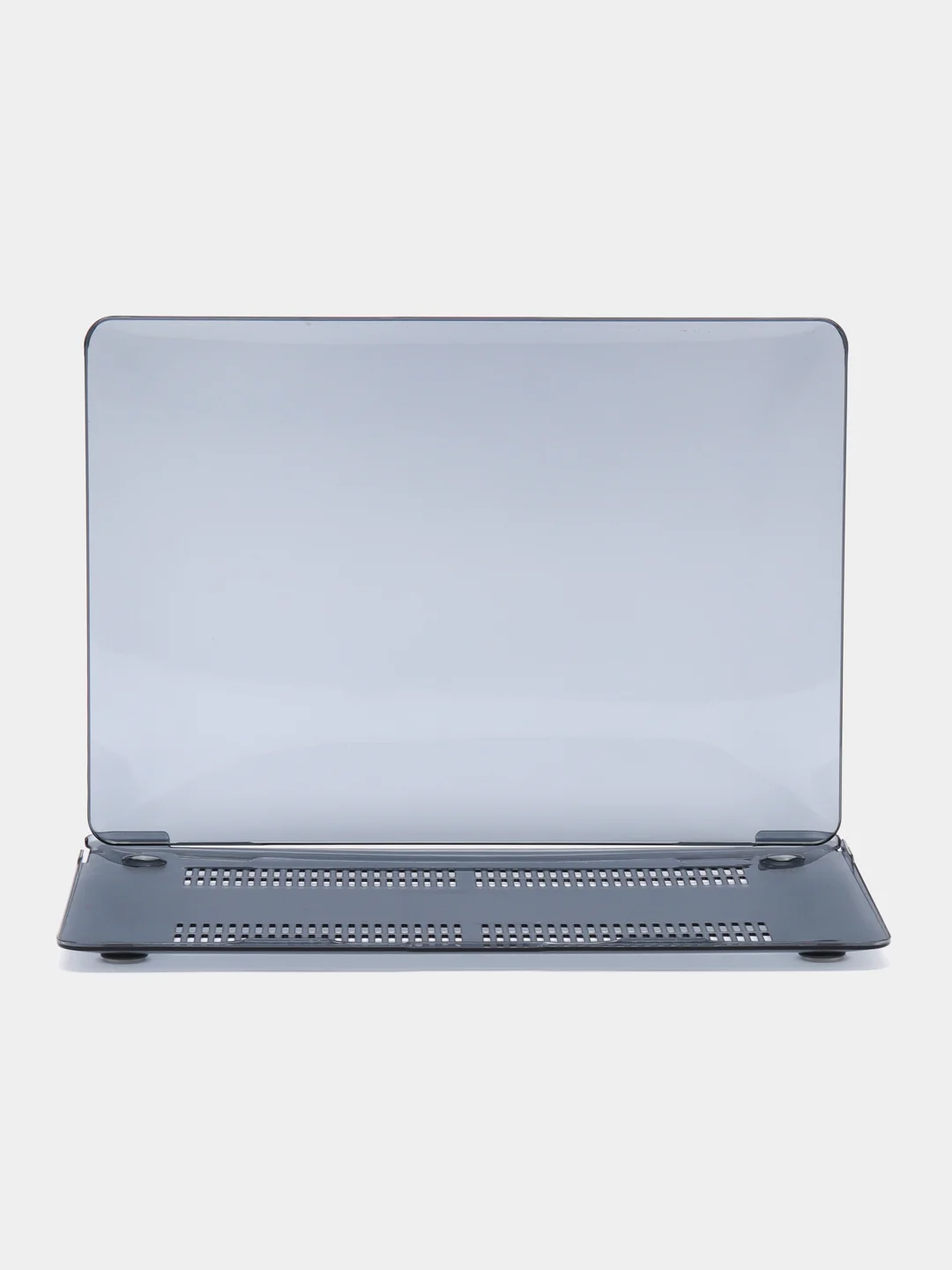 Черный чехол-накладка глянцевая для ноутбука Apple Macbook