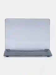 Черный чехол-накладка глянцевая для ноутбука Apple Macbook