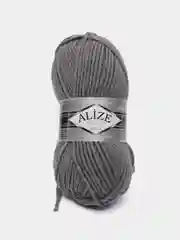 Серый металлик пряжа Alize Superlana Maxi (Ализе Суперлана МАКСИ)