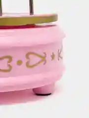 Розовый музыкальная игрушка "Карусель с лошадками", заводная, с подсветкой
