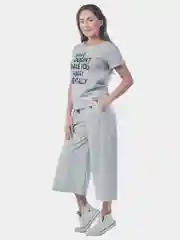 Костюм женский What doesnt, серый меланж, КЛК1389П3