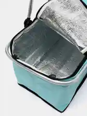 Бирюзовый термосумка складная с алюминиевым каркасом, корзина для продуктов, сумка термо холодильник