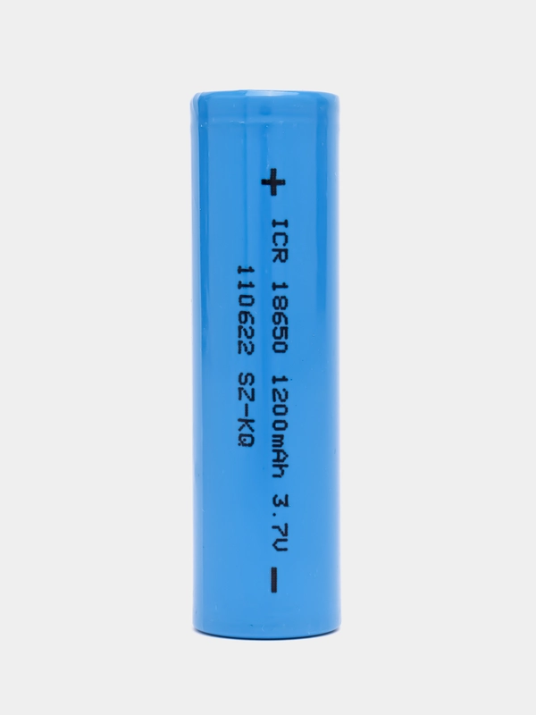 Аккумулятор типа 18650, 1200mAh, Li-ion, без защиты