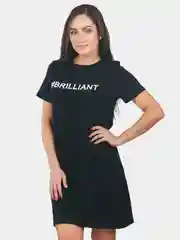Туника KLERY КТ1214П2, черная, принт Brilliant