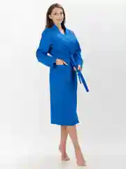 Халат банный вафельный, Василек
