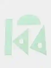 Бирюзовый набор линеек, студенческие канцелярские принадлежности