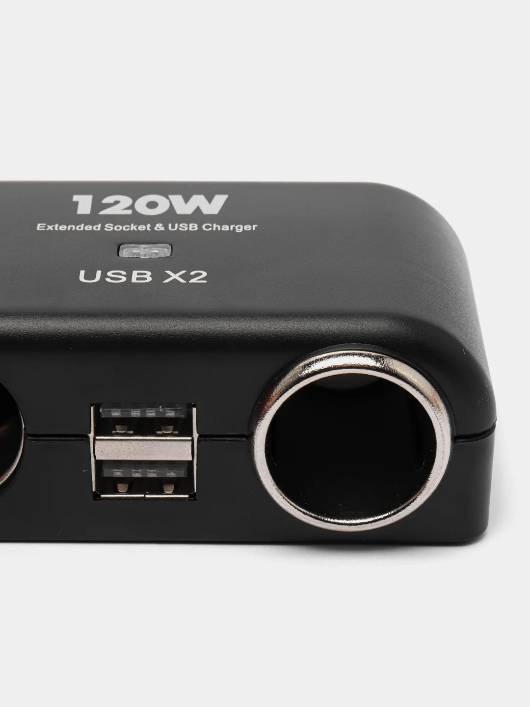 Разветвитель в прикуриватель Olesson 1525, 4 гнезда + 2 USB разъема, шнур
