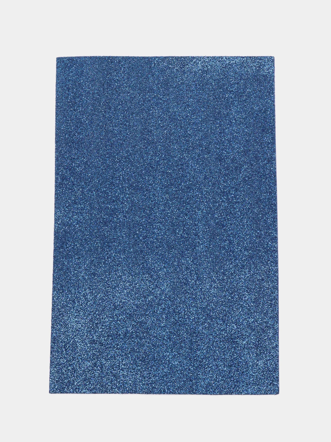Синий фоамиран глиттерный, 20*30 см