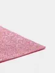 Розовый фоамиран глиттерный, 20*30 см
