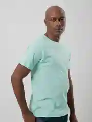 Мятный футболка мужская